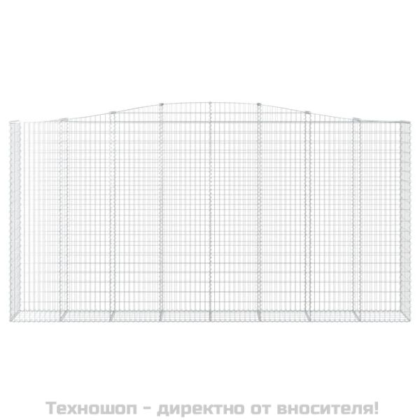 Габионни кошници арка 3 бр 400x50x200/220 см поцинковано желязо