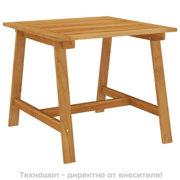 Градински трапезен комплект, 3 части, черен