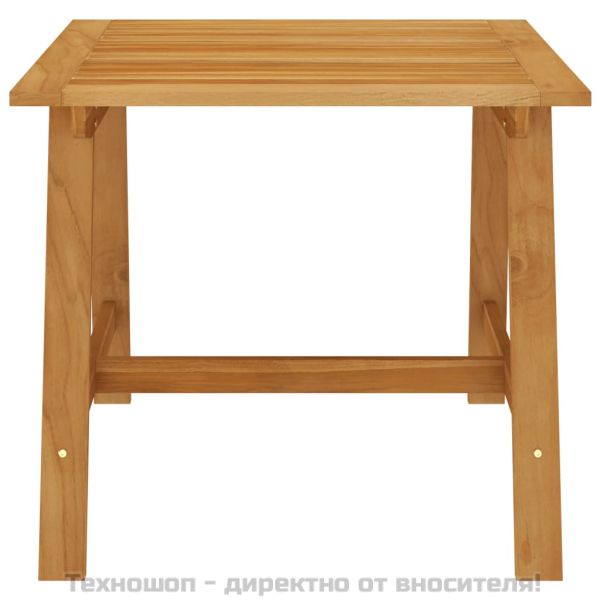 Градински трапезен комплект, 3 части, черен