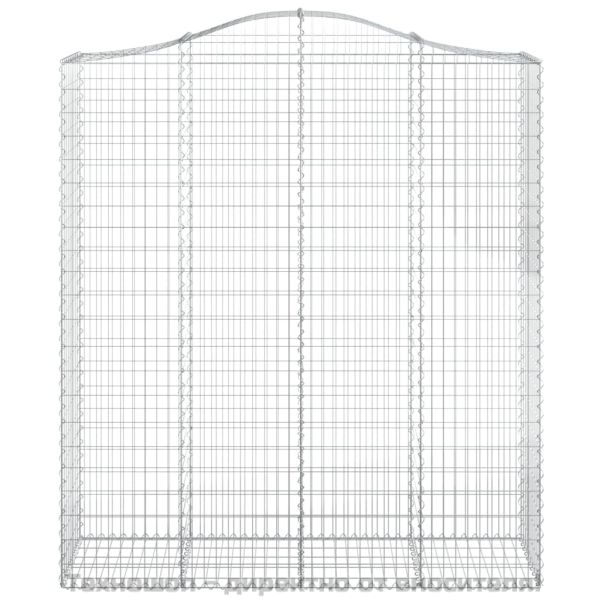 Габионни кошници арка 2 бр 200x50x220/240 см поцинковано желязо