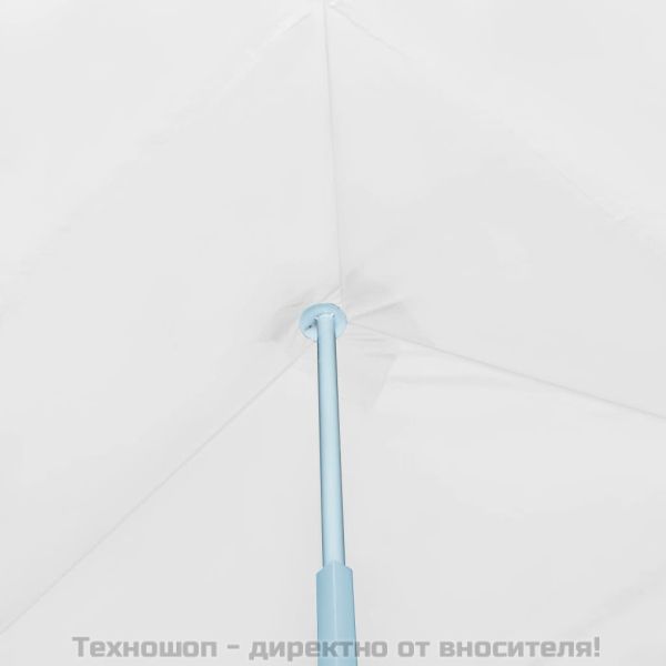 Сгъваема шатра с 5 странични стени, 3x9 м, бяла