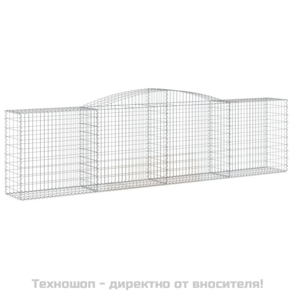 Габионни кошници арка 3 бр 400x50x100/120 см поцинковано желязо