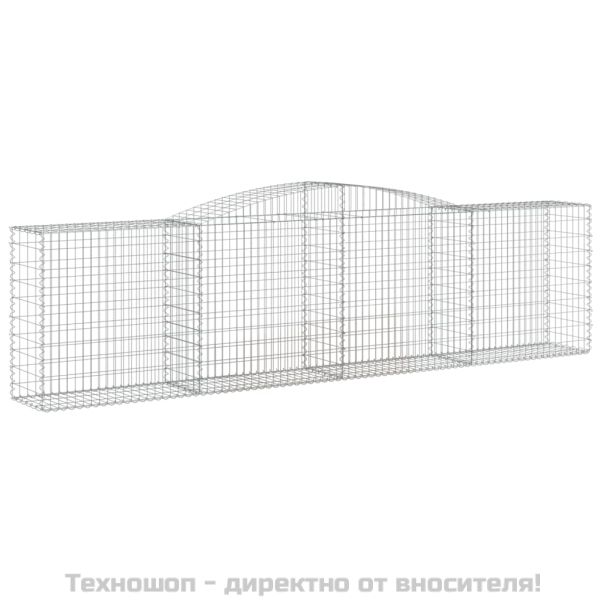 Габионни кошници арка 8 бр 400x50x100/120 см поцинковано желязо