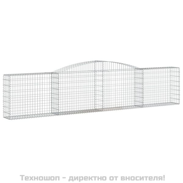 Габионни кошници арка 25 бр 400x30x80/100 см поцинковано желязо
