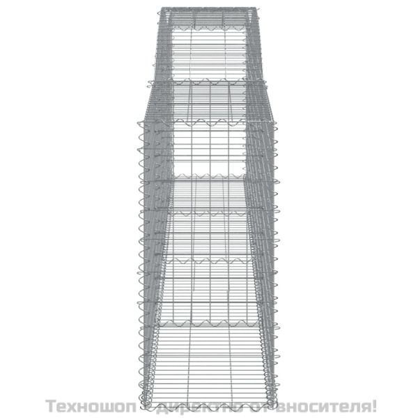 Габионни кошници арка 4 бр 400x50x100/120 см поцинковано желязо