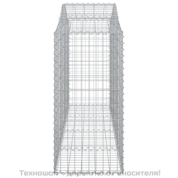 Габионни кошници арка 3 бр 200x50x100/120 см поцинковано желязо