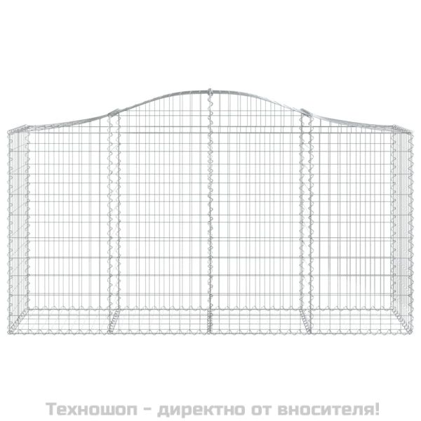 Габионни кошници арка 6 бр 200x50x100/120 см поцинковано желязо