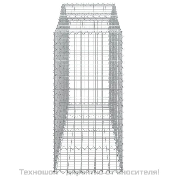 Габионни кошници арка 6 бр 200x50x100/120 см поцинковано желязо