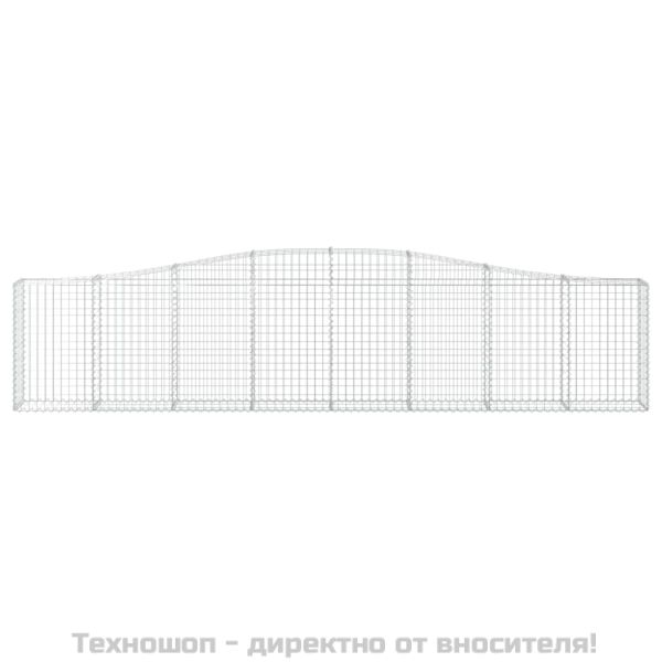 Габионни кошници арка 8 бр 400x30x80/100 см поцинковано желязо