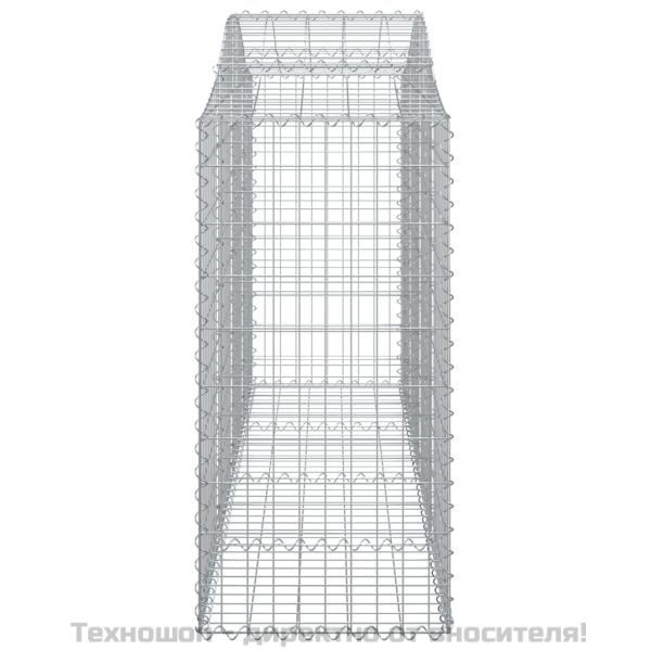Габионни кошници арка 5 бр 200x50x100/120 см поцинковано желязо