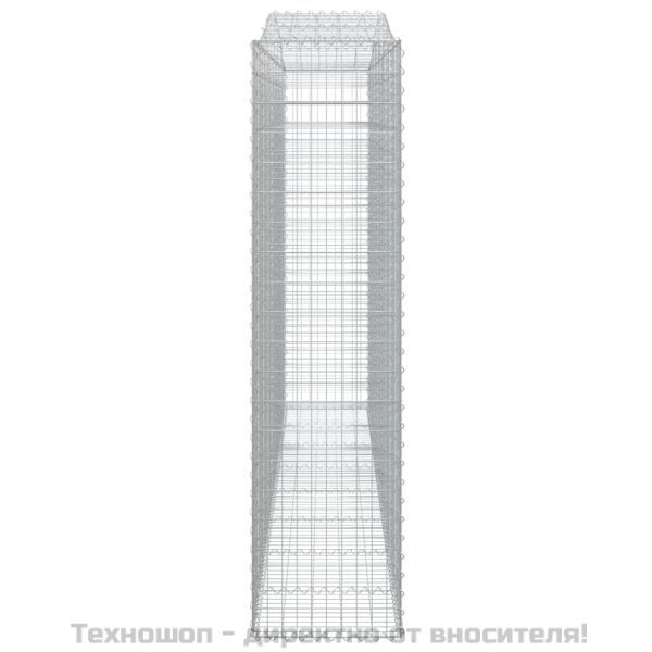 Габионни кошници арка 4 бр 400x50x200/220 см поцинковано желязо
