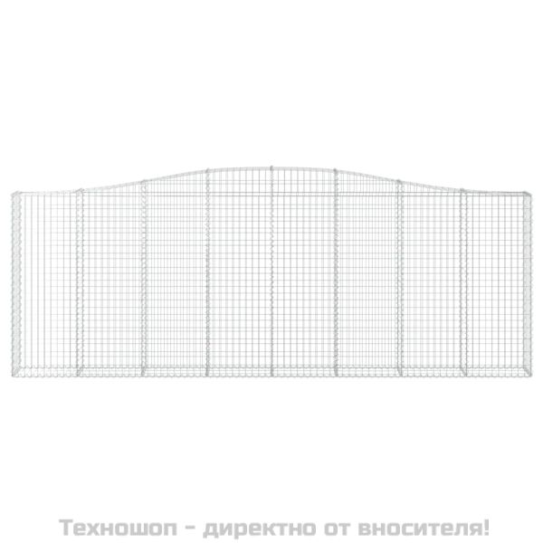 Габионни кошници арка 8 бр 400x30x140/160 см поцинковано желязо