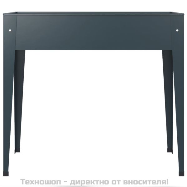 Градински кашпи, 2 бр, поцинкована стомана