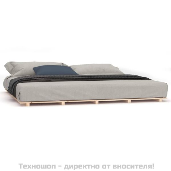 Рамка за легло, 200х200 см, бор масив