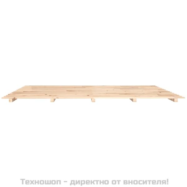 Рамка за легло, 200х200 см, бор масив