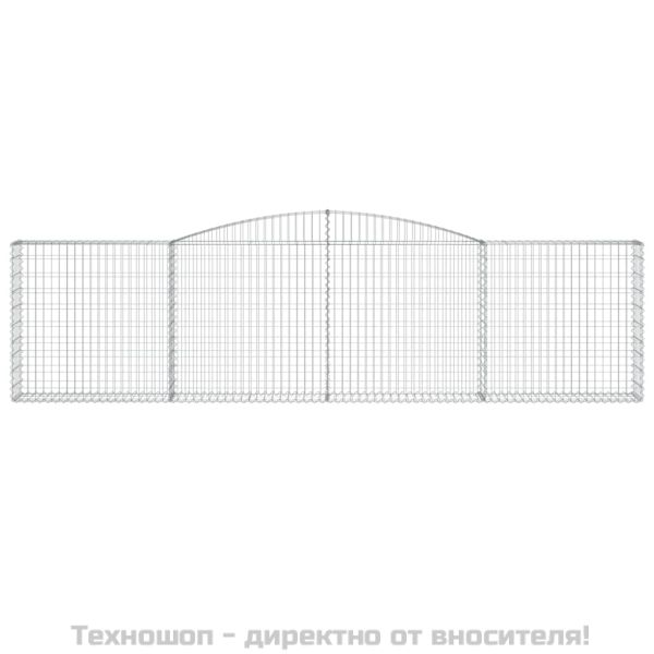 Габионни кошници арка 25 бр 400x30x100/120см поцинковано желязо