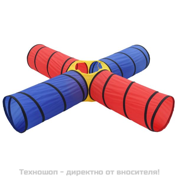 Детски тунел за игра с 250 многоцветни топки