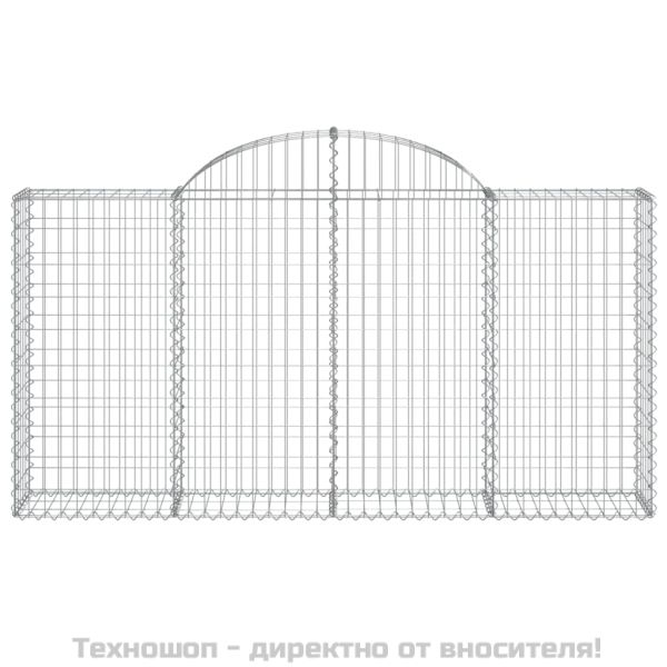 Габионни кошници арка 6 бр 200x30x100/120 см поцинковано желязо