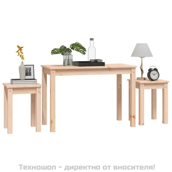 Стифиращи маси, 3 бр, бор масив