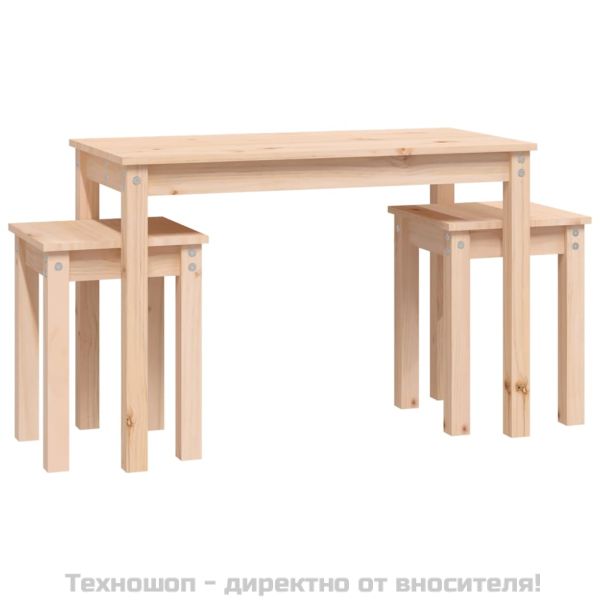 Стифиращи маси, 3 бр, бор масив