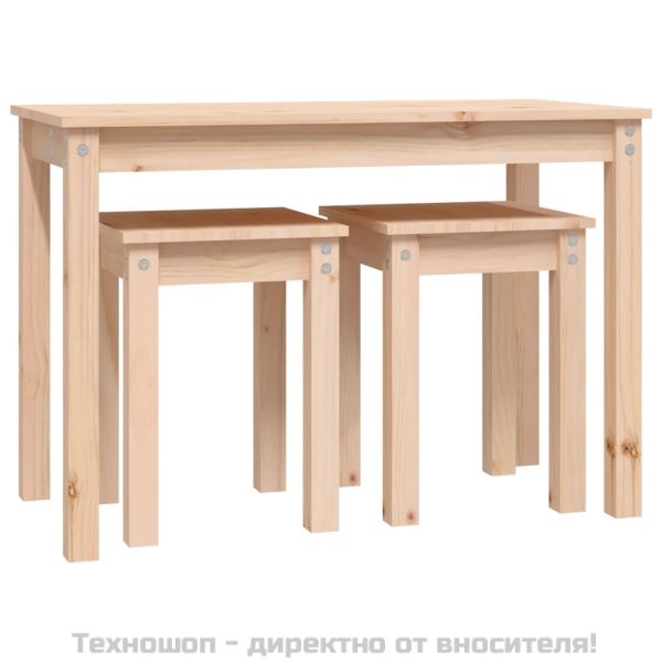 Стифиращи маси, 3 бр, бор масив