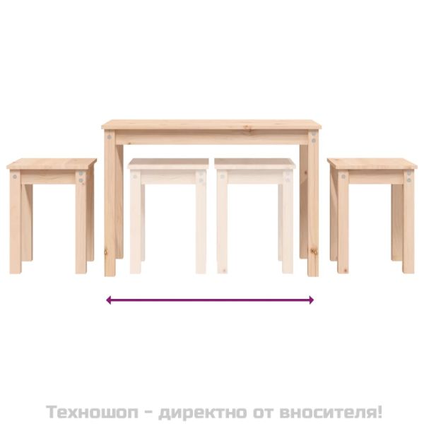 Стифиращи маси, 3 бр, бор масив