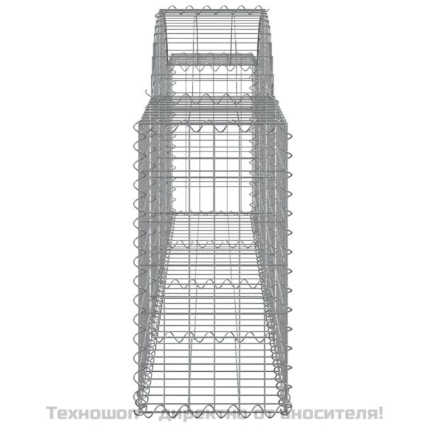 Габионни кошници арка 15 бр 200x30x60/80 см поцинковано желязо