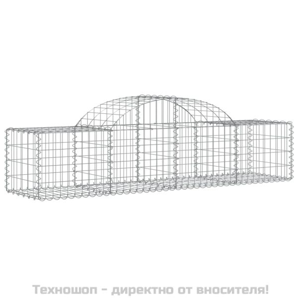 Габионни кошници арка 11 бр 200x50x40/60 см поцинковано желязо