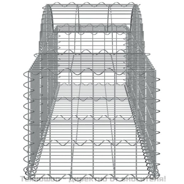 Габионни кошници арка 11 бр 200x50x40/60 см поцинковано желязо