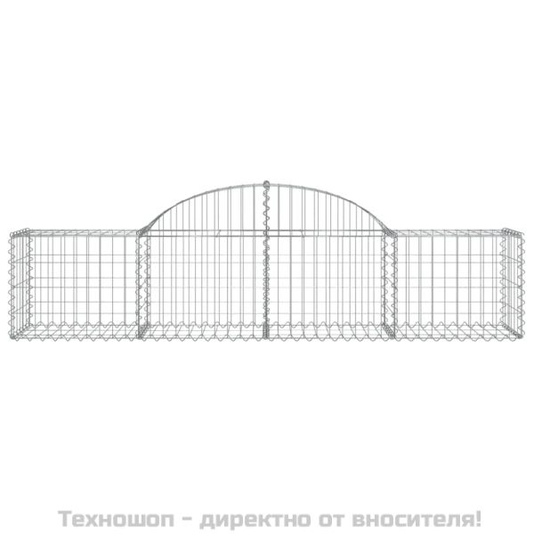 Габионни кошници арка 14 бр 200x50x40/60 см поцинковано желязо