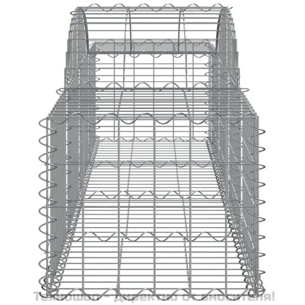 Габионни кошници арка 14 бр 200x50x40/60 см поцинковано желязо