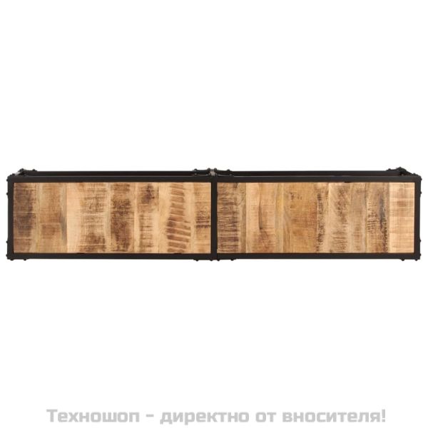 ТВ шкаф, 150x30x41 см, масивно мангово дърво