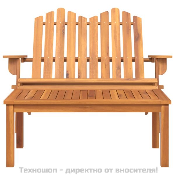 Градински лаундж комплект Адирондак, 2 части, акация масив