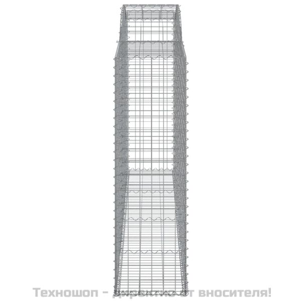 Дъговидна габионна кошница 300x50x160/180 см поцинковано желязо