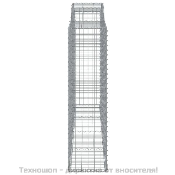 Дъговидна габионна кошница 300x50x180/200 см поцинковано желязо
