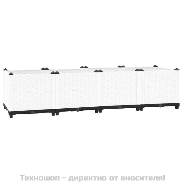 Повдигната леха, 160x40x38 см, полипропилен