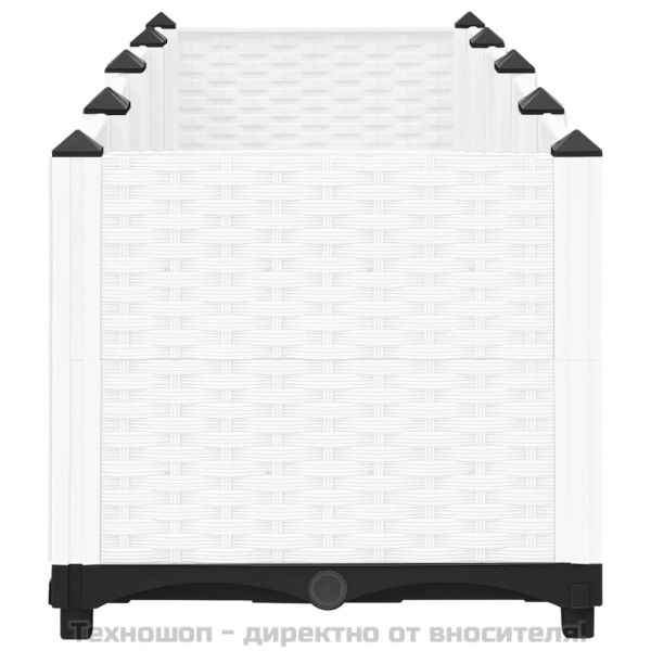 Повдигната леха, 160x40x38 см, полипропилен