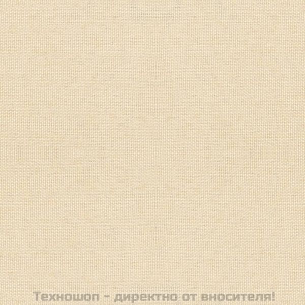 Въртящи се трапезни столове, 4 бр, кремави, текстил