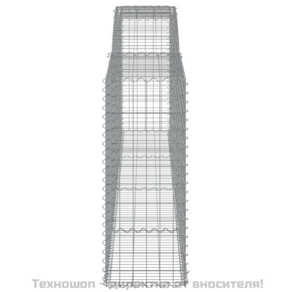 Габионни кошници арка 7 бр 400x50x120/140 см поцинковано желязо