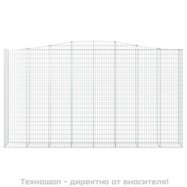 Габионни кошници арка 4 бр 400x50x220/240 см поцинковано желязо