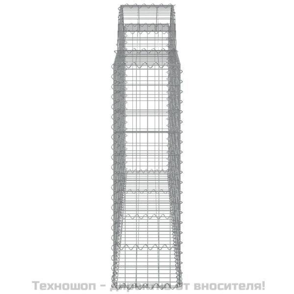 Габионни кошници арка 8 бр 200x30x100/120 см поцинковано желязо