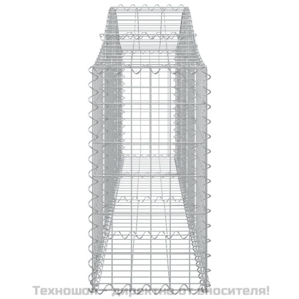 Габионни кошници арка 7 бр 200x30x60/80 см поцинковано желязо