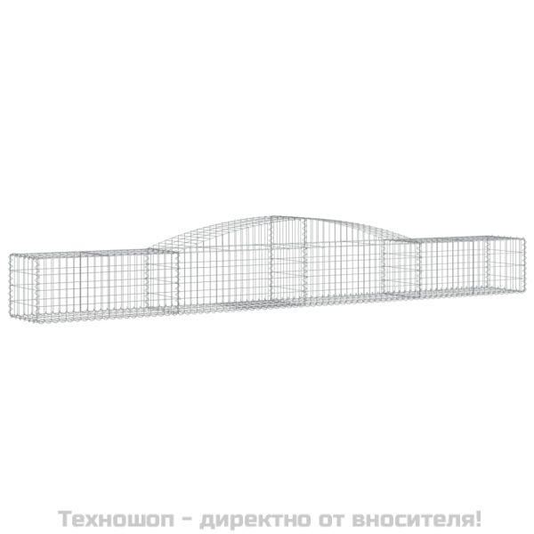 Габионни кошници арка 7 бр 400x50x40/60 см поцинковано желязо