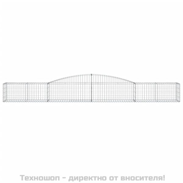 Габионни кошници арка 7 бр 400x50x40/60 см поцинковано желязо
