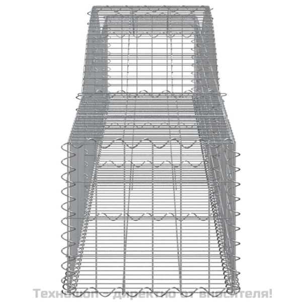Габионни кошници арка 7 бр 400x50x40/60 см поцинковано желязо