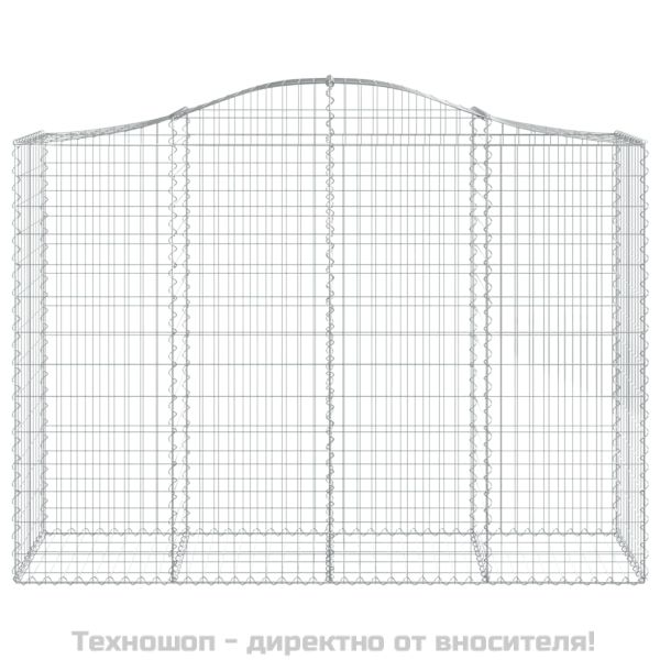 Габионни кошници арка 25 бр 200x50x140/160см поцинковано желязо
