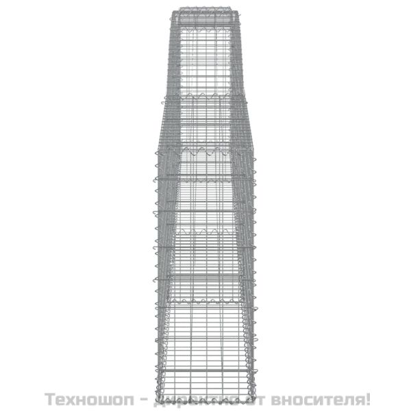 Габионни кошници арка 5 бр 400x30x80/100 см поцинковано желязо