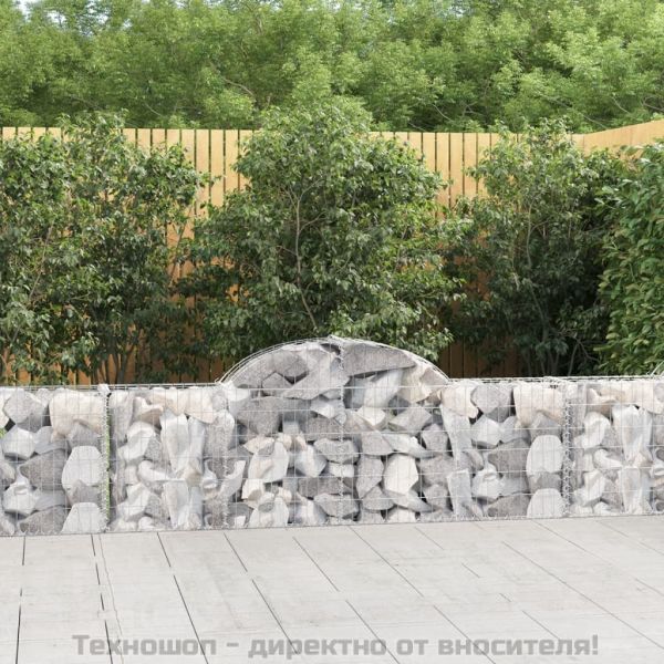 Габионни кошници арка 11 бр 200x30x60/80 см поцинковано желязо