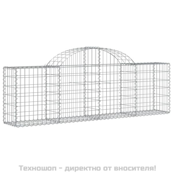 Габионни кошници арка 11 бр 200x30x60/80 см поцинковано желязо