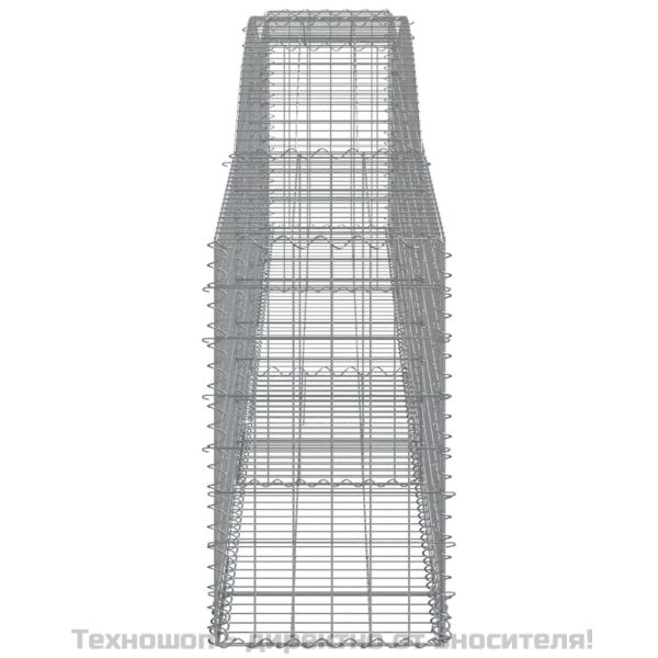 Габионни кошници арка 6 бр 400x50x80/100 см поцинковано желязо